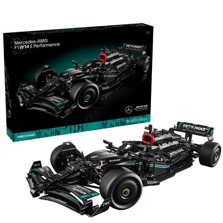 Картина з конструктором Mercedes AMG W14 (темна)