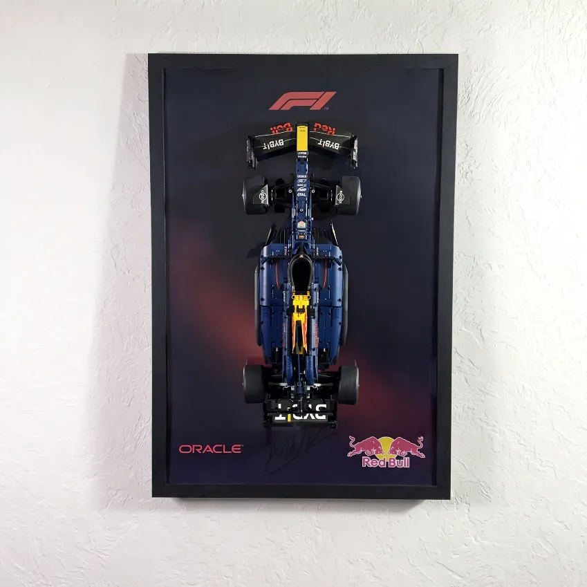 Картина з конструктором F1 RedBull (темна 2)