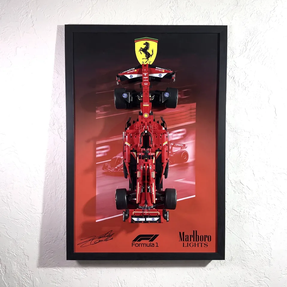 Картина з конструктором Ferrari SF-24 (темна)